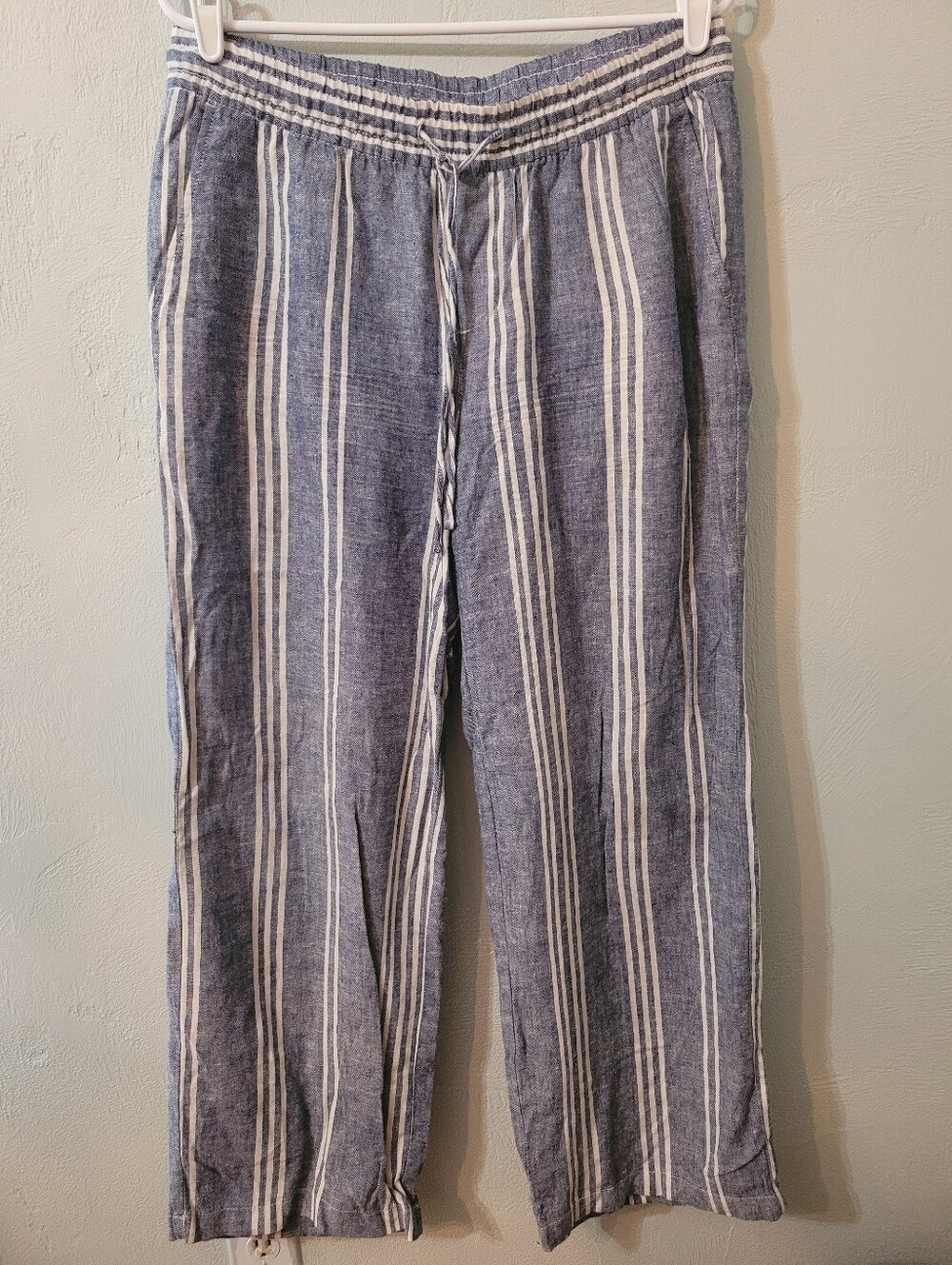 Old Navy Linen Blend Lounge Comfy Wide Leg Pants Size Medium
